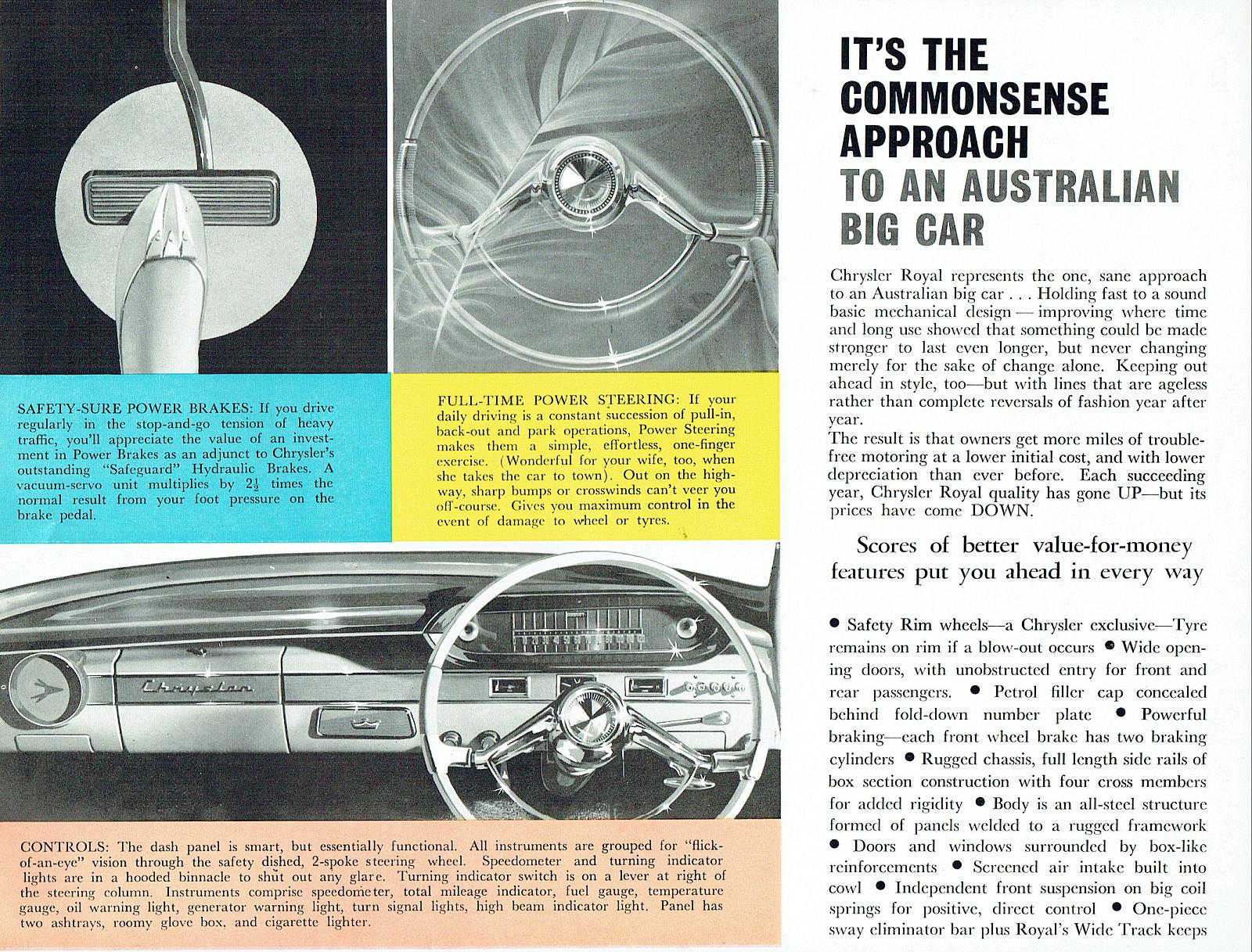 1960 Chrysler AP3 Royal V8 Brochure Page 7